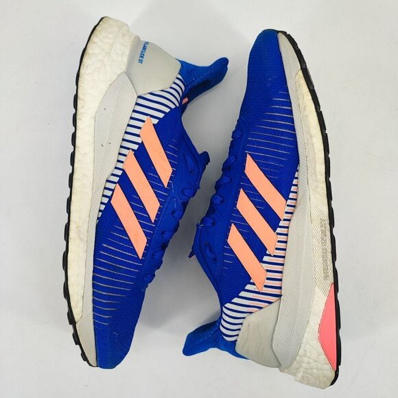 Adidas Women's Solar Glide Blue Mesh Running Sneakers EE4305 Size 7 - Picture 5 of 8